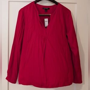 Banana Republic satin blouse